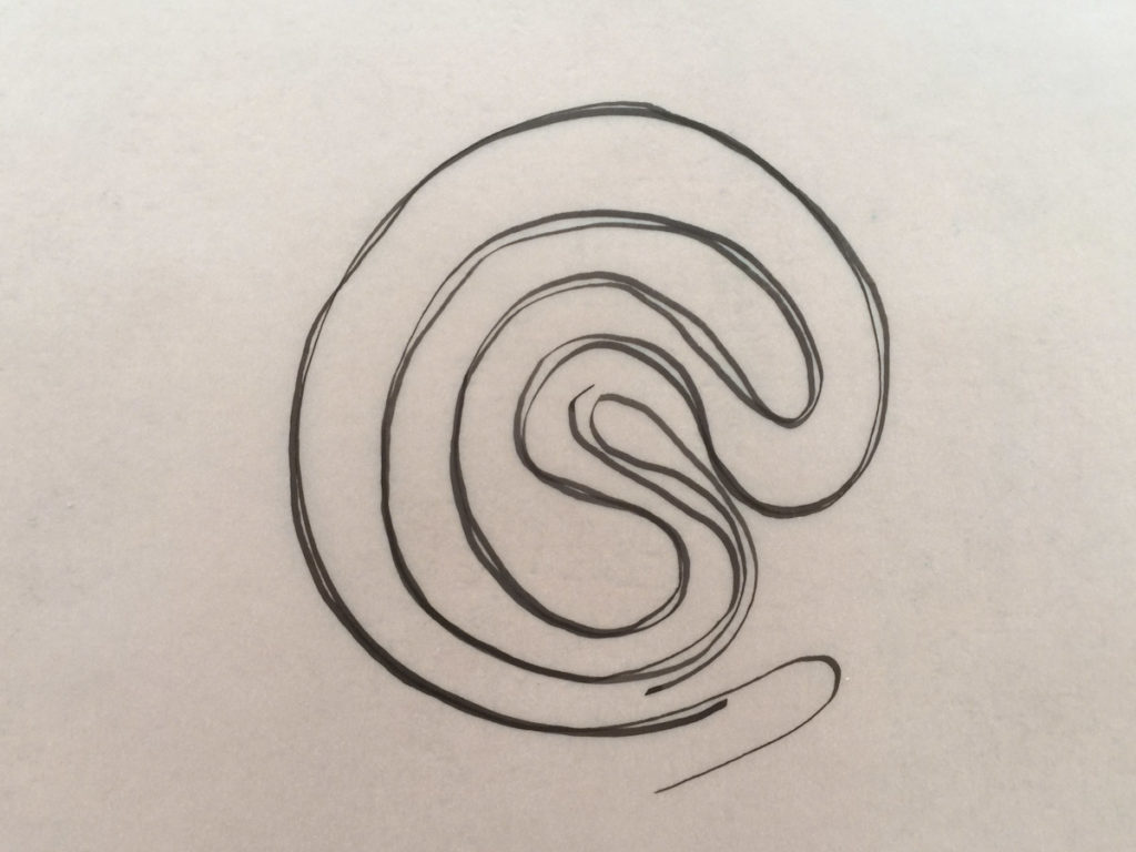 TBL Shape Long Walk - labyrinth